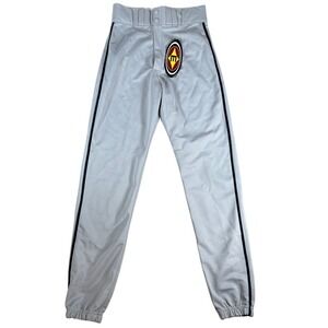 Easton Mens Pro Pipepant Baseball Pants Grey Navy Piped XS A164144GNXS NEW